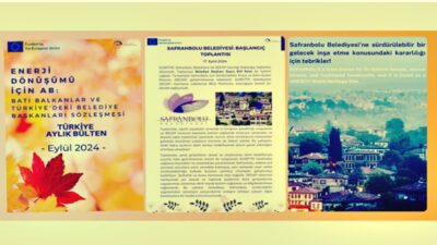 Safranbolu Belediye Başkanı Mimar Elif Köse’nin Küresel Belediye Başkanları sözleşmesini