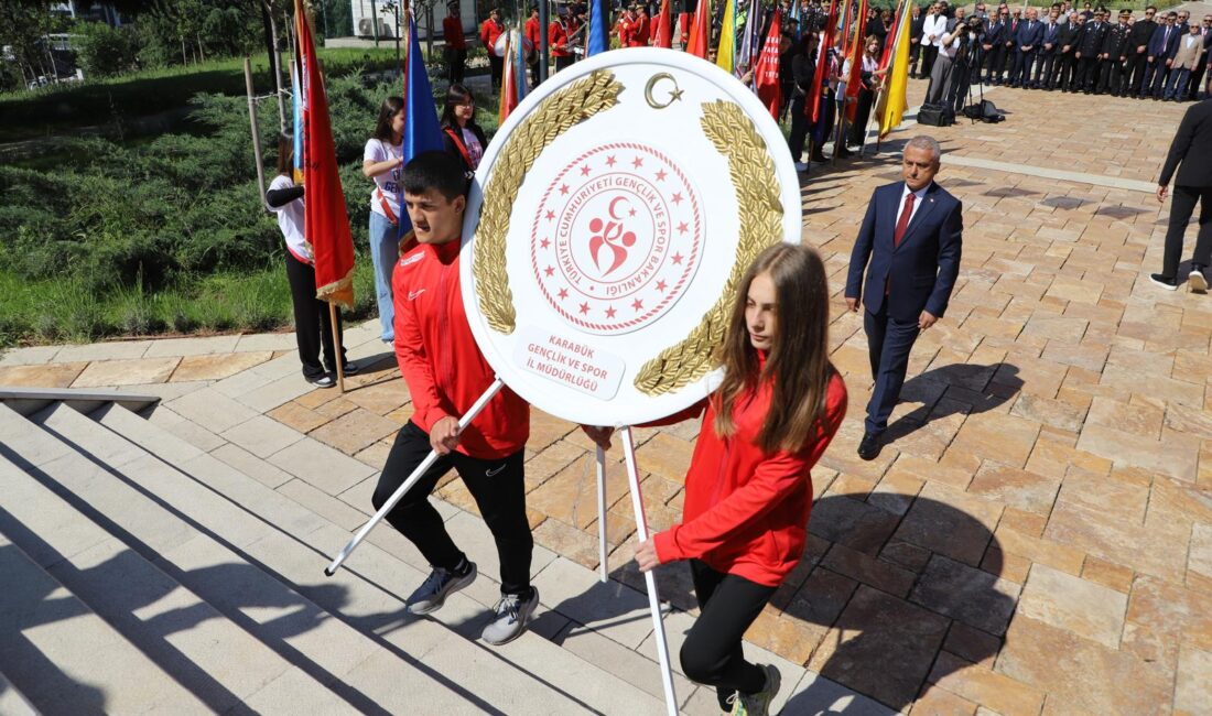 Karabük’te 19 Mayıs Atatürk’ü Anma, Gençlik ve Spor Bayramı kutlamaları,