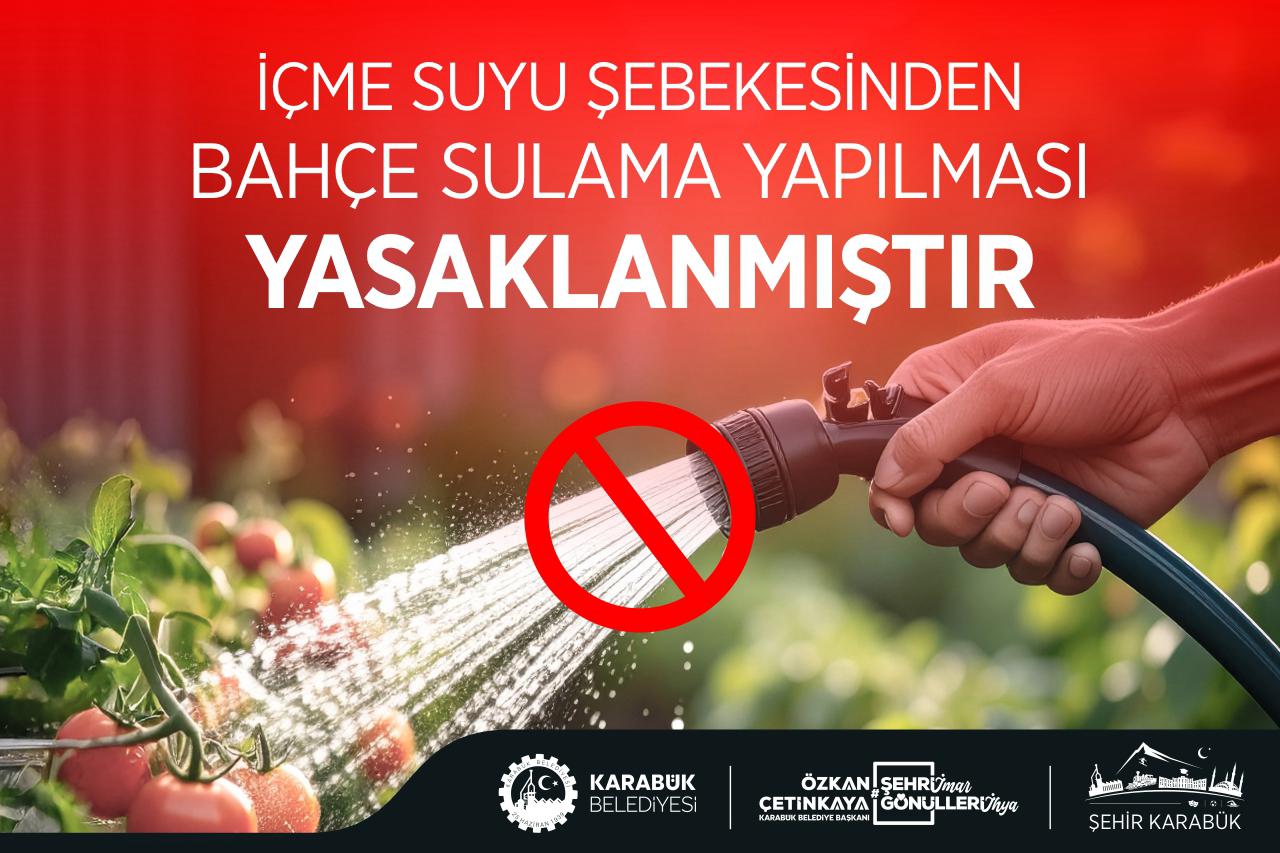   Karabük Belediyesi, yaz aylarında artan su tüketimi ve hava