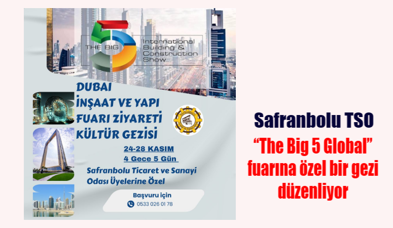 Safranbolu TSO, üyelerinin vizyonunu genişletmek, uluslararası iş birliklerini desteklemek ve