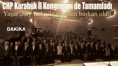 CHP Kongresi Tamamlandı 2 Oy Farkı İle Yaşar Güven Tazeledi CHP Karabük İl Başkanlığı 39. Olağan Genel Kurulu Gerçekleşti. Kongrede mevcut