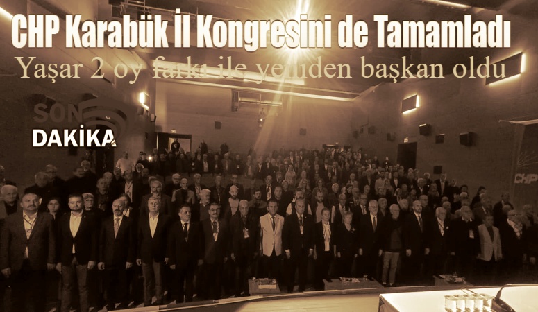 CHP Karabük İl Başkanlığı 39. Olağan Genel Kurulu Gerçekleşti. Kongrede mevcut