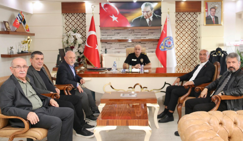 Karabük Gazeteciler ve iletişim Derneği yöneticileri, ilimize yeni atanan İl