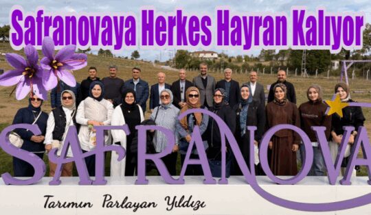 Safranovaya, Gelen Hayran Gelemeyen Pişman Oluyor.. Eski Tarım ve Orman Bakanı Mehdi Eker, beraberinde  eski Trabzon